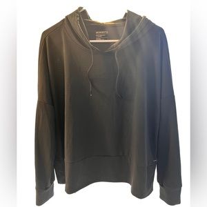 MONDETTA Women's Size L Moisture Wicking Pullover Hoodie Long Sleeve Black